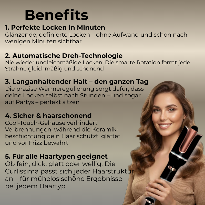 Curlissima Lockenstab: Perfekte Locken – ganz ohne Mühe