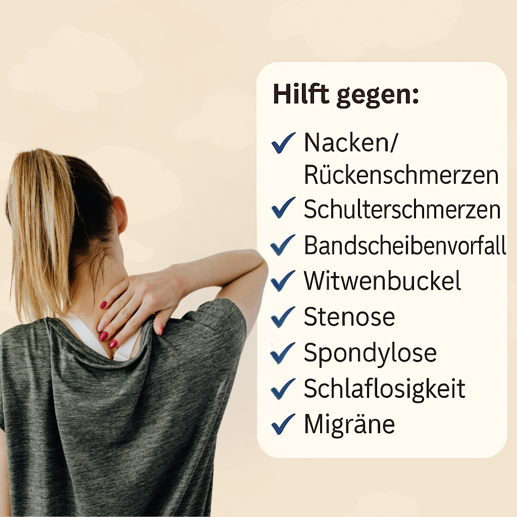 RevivaNeck 3-in-1 Neckenmassage - Tiefenentspannung & Regeneration für Nacken und Schultern