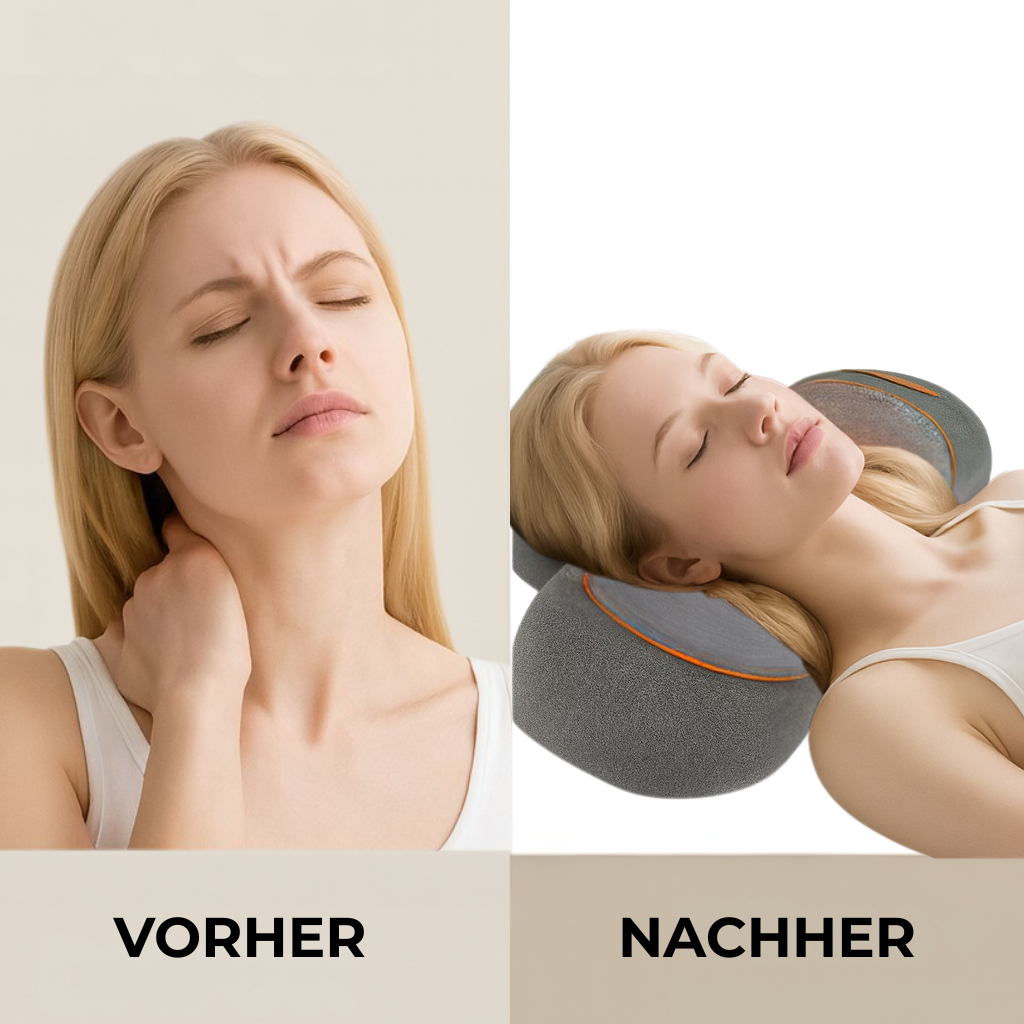 RevivaNeck 3-in-1 Neckenmassage - Tiefenentspannung & Regeneration für Nacken und Schultern