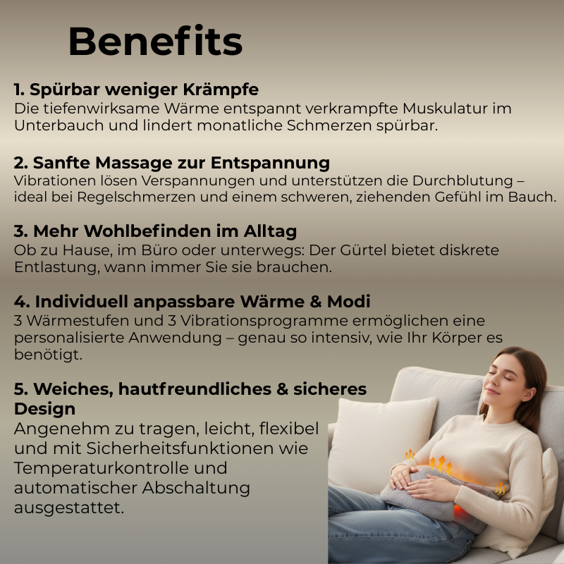 WarmEase Belt – Wärme bei Regelschmerzen